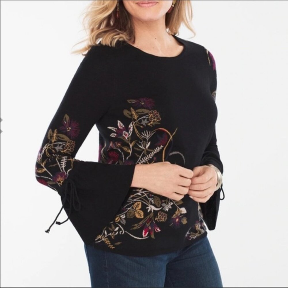 Chico's Floral Top m